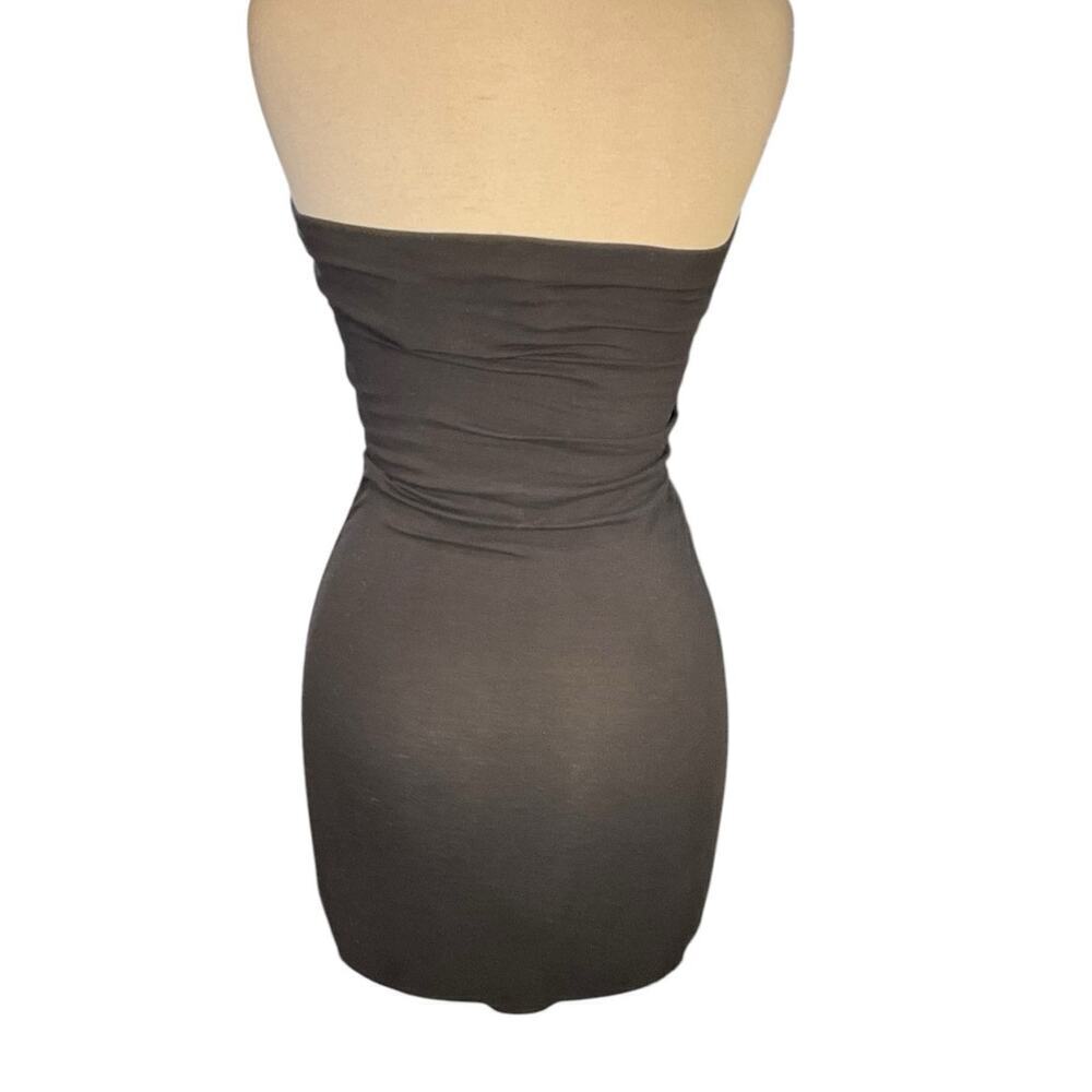Lanston Strapless Mini Dress Tube Top DrawstRing Sides Light Weight Size Small - Picture 5 of 9